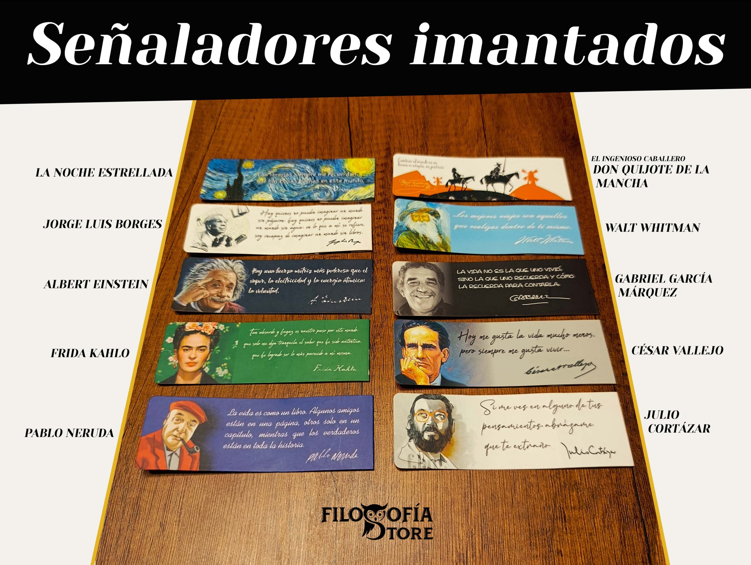 señaladores imantados