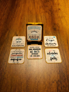 Posavasos de frases vintage