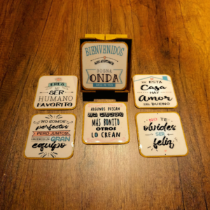 Posavasos de frases vintage